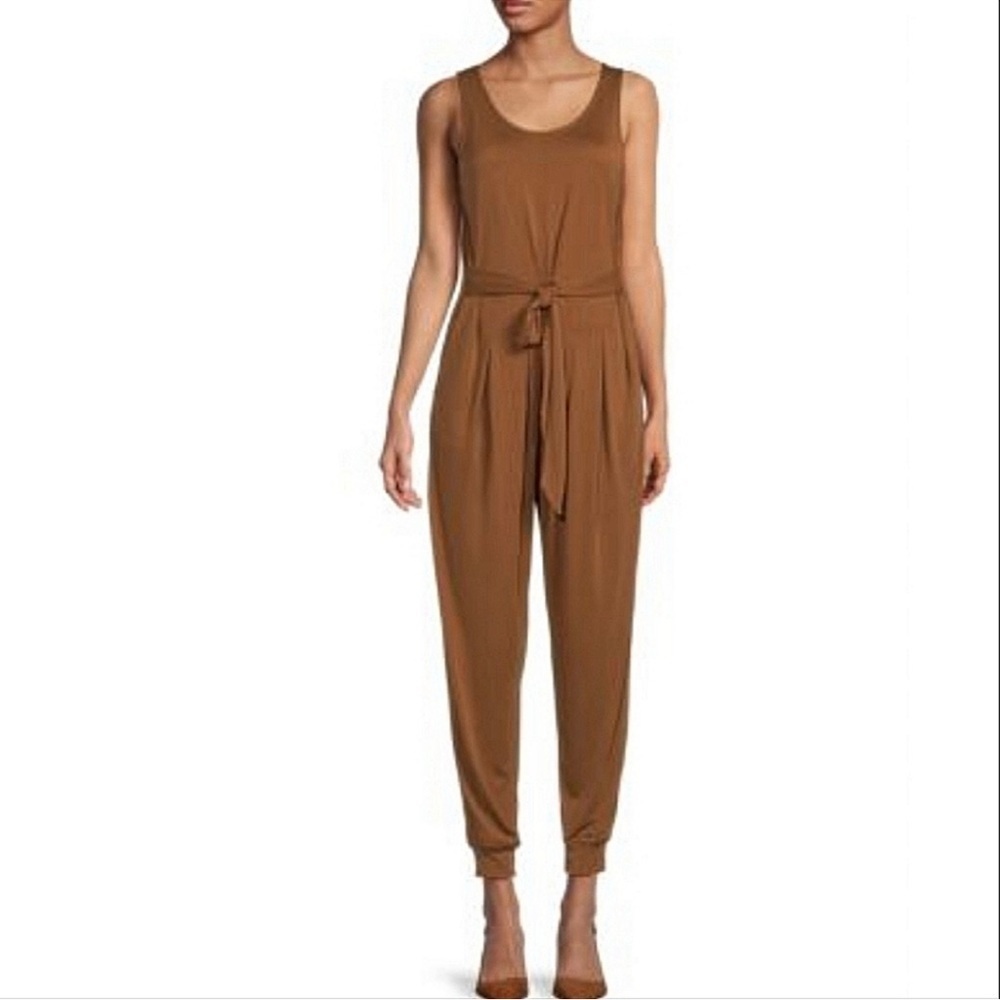 NWT Area Stars Cisco Jogger Jumpsuit in Brown
